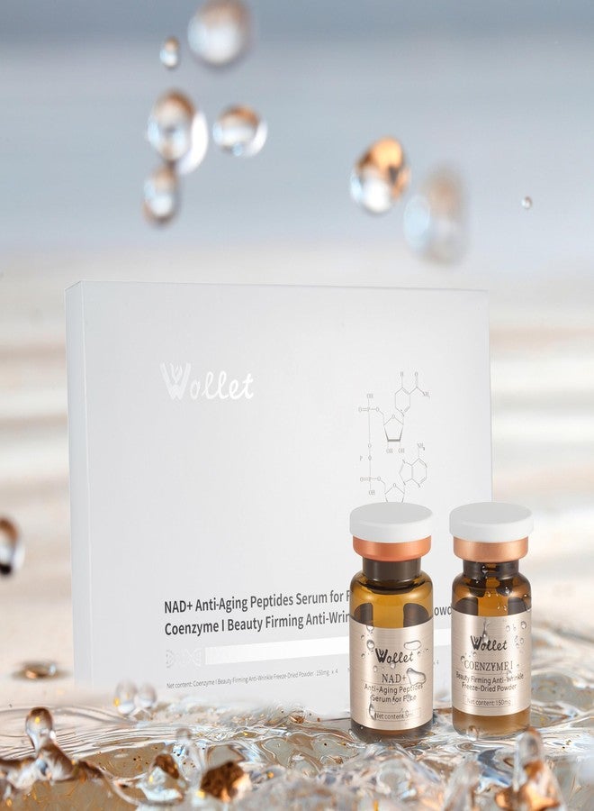 Wollet Anti Aging Peptide Serum – Collagen, NAD+, Niacinamide & Hyaluronic Acid | Lifting & Skin Renewal Without Microneedling | Wrinkle Repair, Firming & Brightening | Fragrance-Free - Image 4